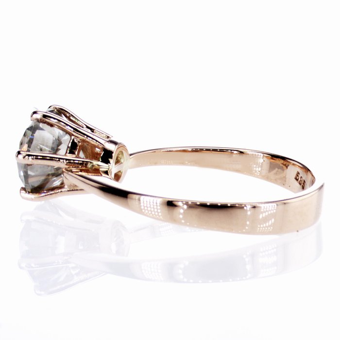 Ingen mindstepris - Forlovelsesring - 14 karat Rosaguld -  2.02ct. tw. Diamant (Naturfarvet)