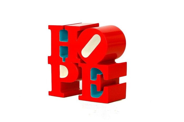 Robert Indiana (after) - Hope Red