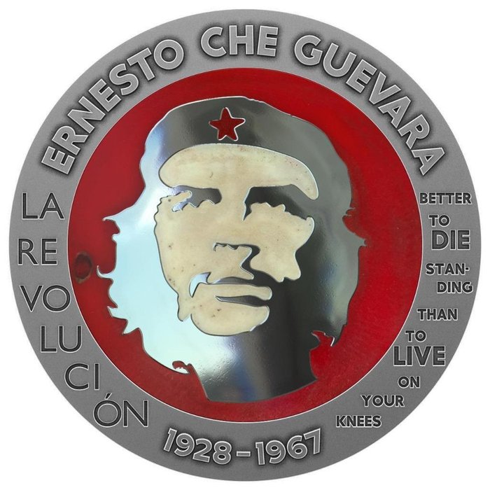 Congo 100 Francs 2023 Che Guevara - Bernit - Steel Handmade 3 Insert 1 Oz (999)