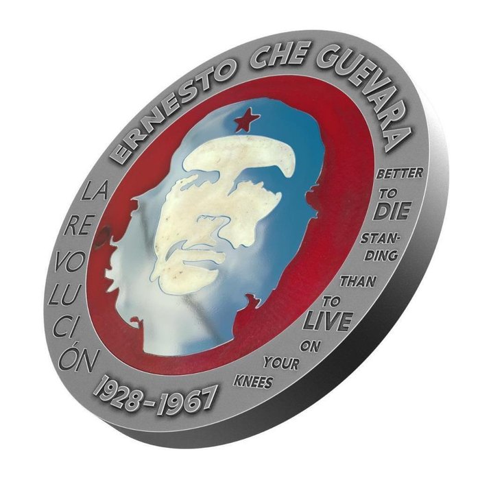 Congo 100 Francs 2023 Che Guevara - Bernit - Steel Handmade 3 Insert 1 Oz (999)