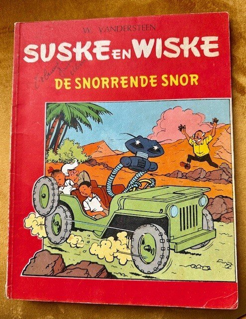 Suske en Wiske TG-64 - De Snorrende Snor - 1 Album - Første udgave - 1966