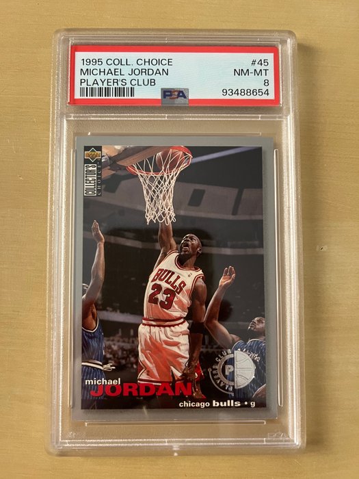 1992 to 1999 - Upper Deck Fleer - Michael Jordan - 8 Graded card - PSA 8