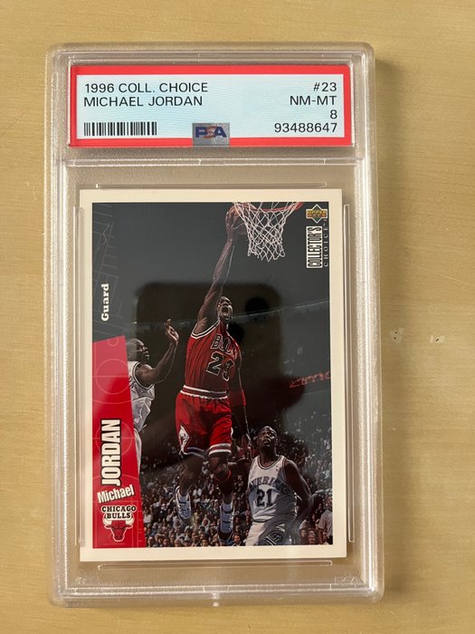 1992 to 1999 - Upper Deck Fleer - Michael Jordan - 8 Graded card - PSA 8