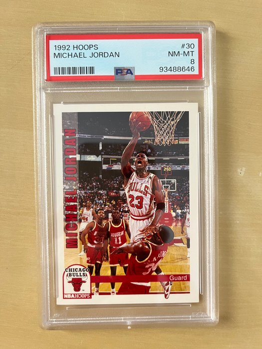 1992 to 1999 - Upper Deck Fleer - Michael Jordan - 8 Graded card - PSA 8