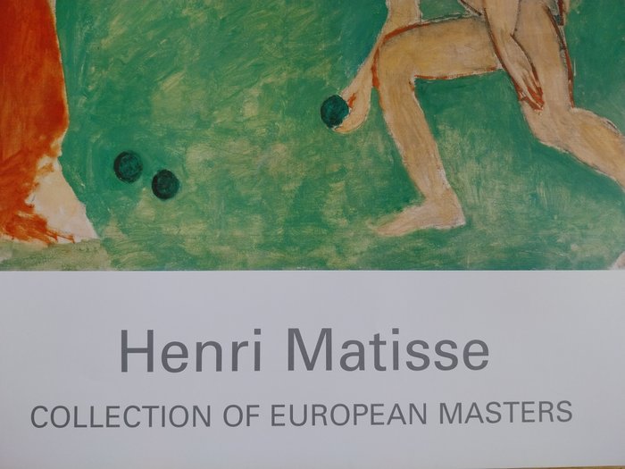 Henri Matisse (after) - 1 Großformatiges Poster 100 x 70 cm  Joueurs de boules (1908)