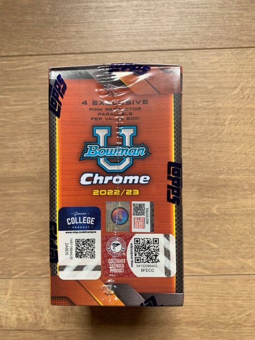 2022/23 Topps Bowman Chrome University Basketball - 1 Sealed box - Næsten så god som ny (NM)