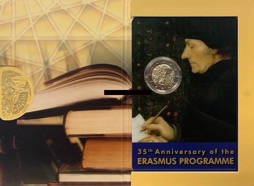 Malta. 2 Euro 2022 "Erasmus" - dans son étui BU d'origine  (Ingen mindstepris)