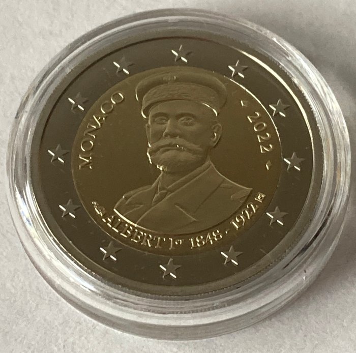 Monaco. 2 Euro 2022 "Albert Ier" Proof