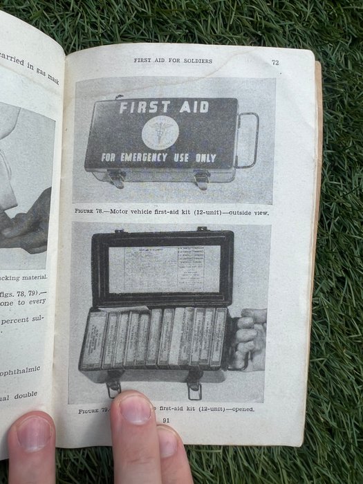 WW2 US Army Field Medic Handbook - First Aid Packets - Jeep Kits - Paratrooper Aid Kit - Combat Medic - 1943