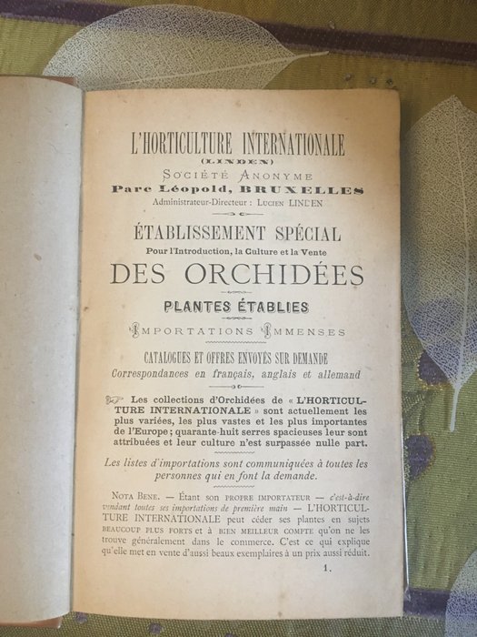 D. Bois - Les Orchidées - 1893