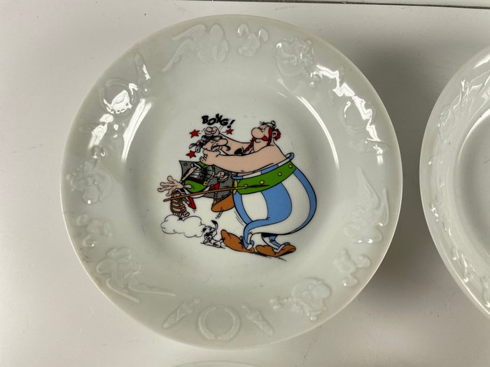 Asterix - 4 Service: 4 suppetallerkener (diameter 19 cm) - Apilco - 1998