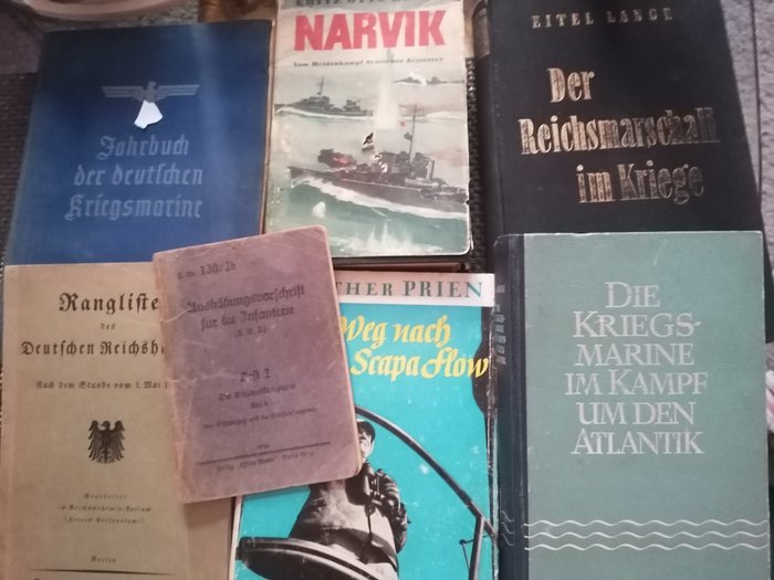 Drittes Reich - Wehrmacht, Weltkrieg, 7 Bücher. - 1931-1950