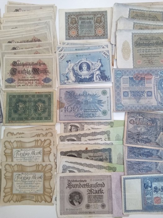 Tyskland - 110 banknotes - various dates  (Ingen mindstepris)