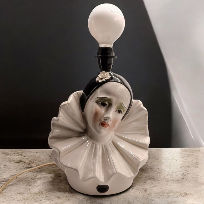 Pierrot - Lampe - Porcelæn