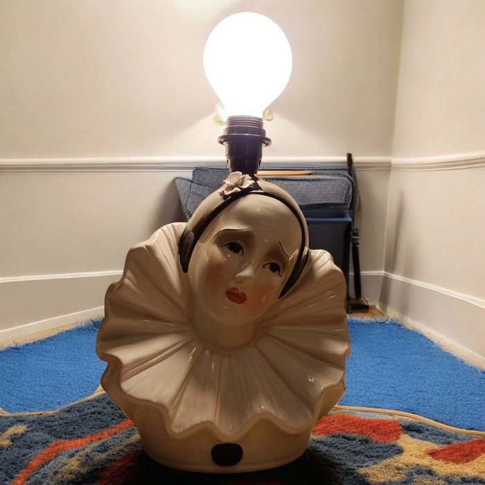 Pierrot - Lampe - Porcelæn