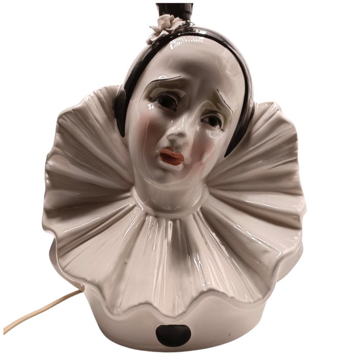 Pierrot - Lampe - Porcelæn