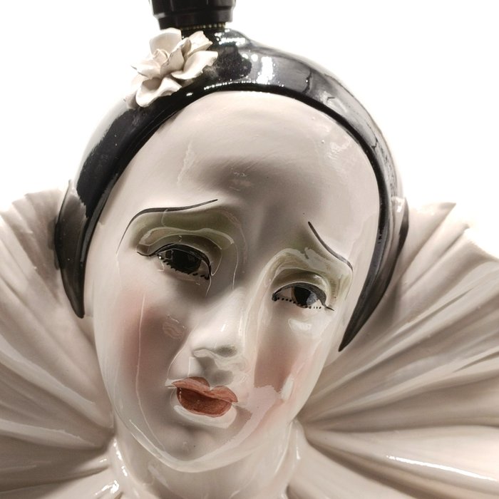 Pierrot - Lampe - Porcelæn