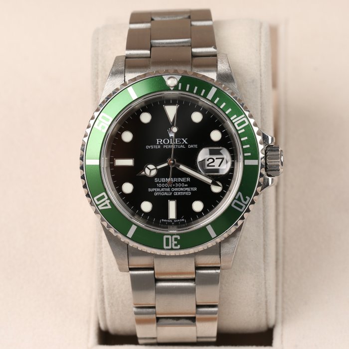 Rolex - Submariner Date "Kermit" - 16610LV - Mænd - 2000-2010