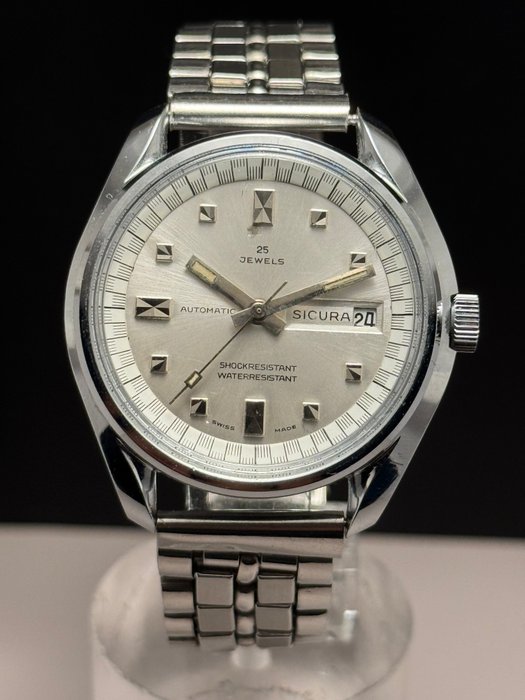 Sicura - *  Vintage Automatic* - Ingen mindstepris - Cal.BFG 158 - Mænd - 1970-1979