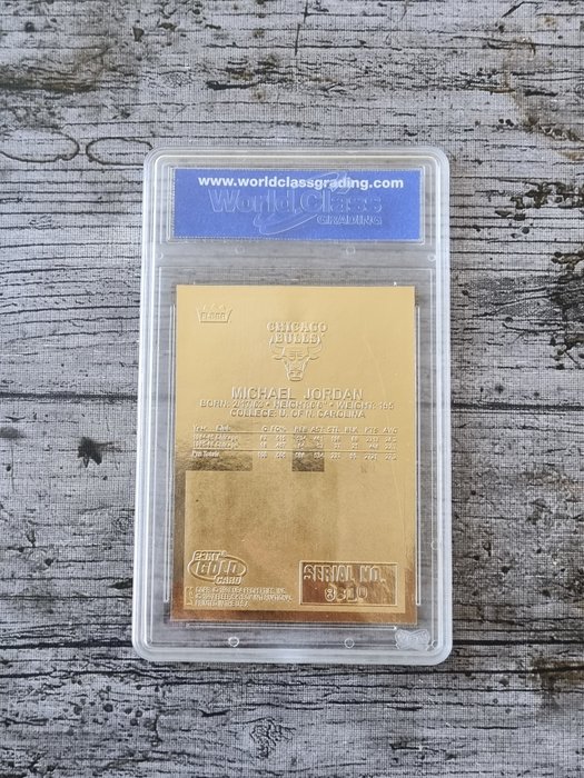 1996/97 - Fleer - 23KT Gold - Michael Jordan - 1986 Rookie - Feel The Game - '86 Signature Series - 1 Graded card - WCG 10