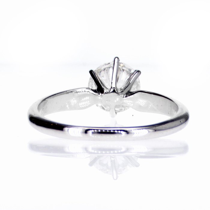 Ingen mindstepris - Forlovelsesring - 14 karat Hvidguld -  1.22ct. tw. Diamant (Natur)