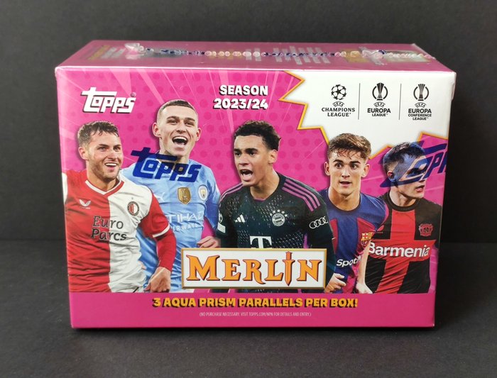 2023/24 Topps Merlin Blaster Value Box - 1 Sealed box - Næsten så god som ny (NM)