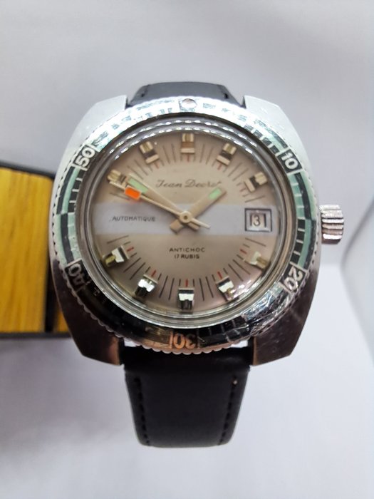 Jean Decret - Diver - Automatic Antichoc 17 Rubis - Ingen mindstepris - Mænd - 1970-1979