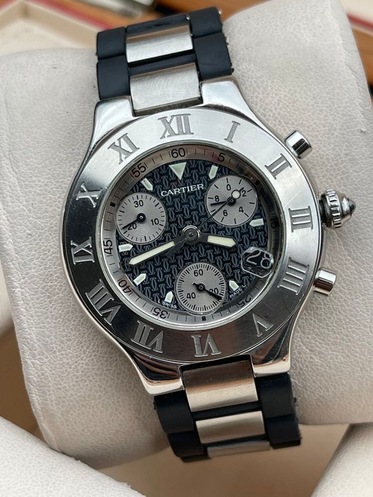 Cartier - 21 Chronoscaph Chronograph Quartz - 2424 - Mænd - 2011-nu