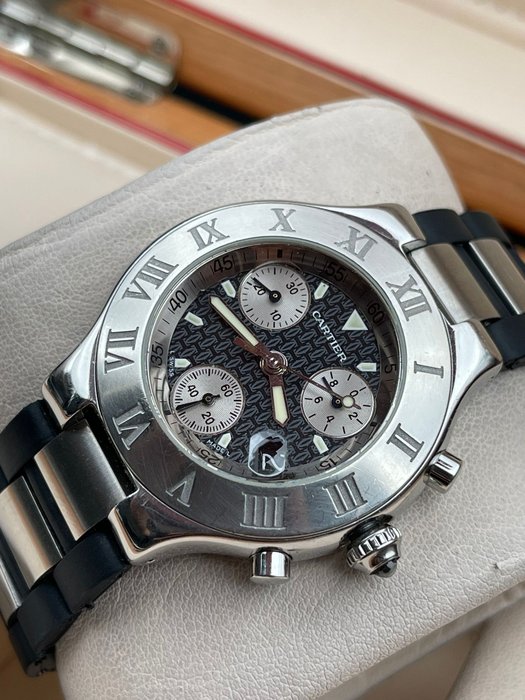 Cartier - 21 Chronoscaph Chronograph Quartz - 2424 - Mænd - 2011-nu