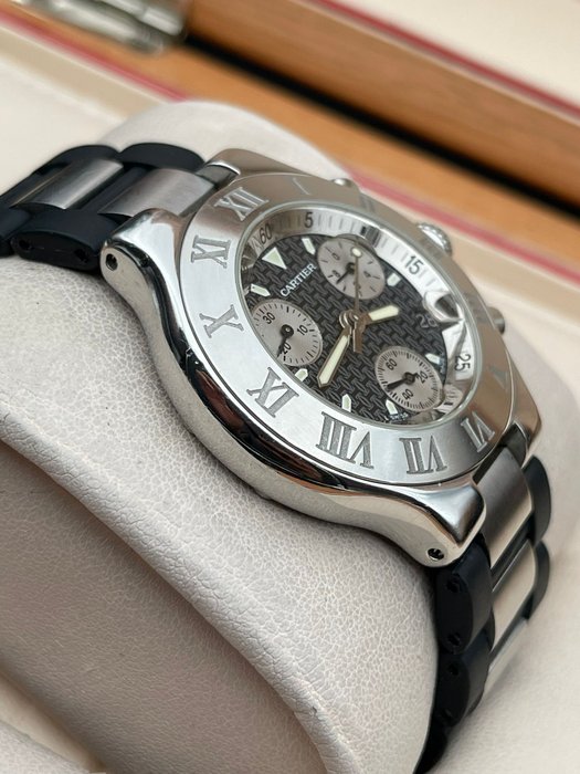 Cartier - 21 Chronoscaph Chronograph Quartz - 2424 - Mænd - 2011-nu