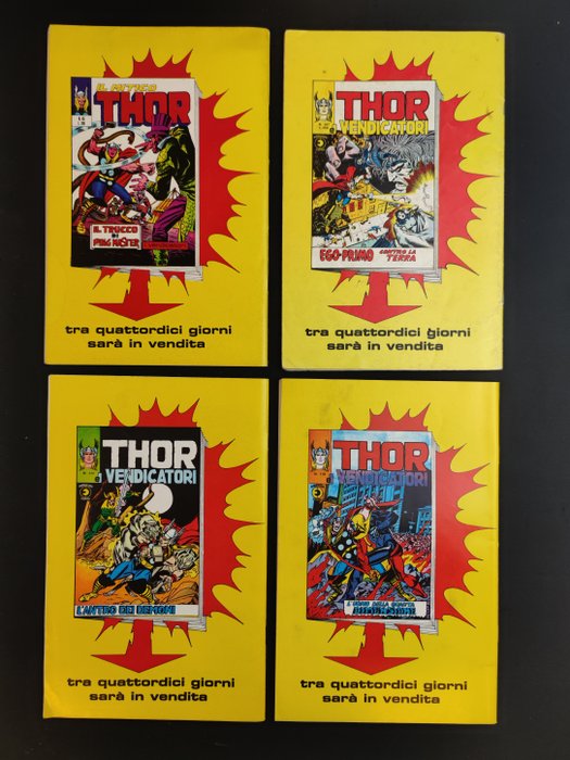 Il Mitico Thor - I Vendicatori e Altri - 13 Comic - Første udgave - 1971/1976