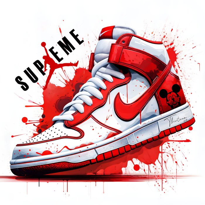 Thirteen - Nike Jordan by Supreme