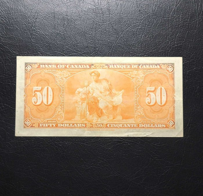 Canada. - 50 Dollars 1937 - Pick 63b /  BC-26b  (Ingen mindstepris)