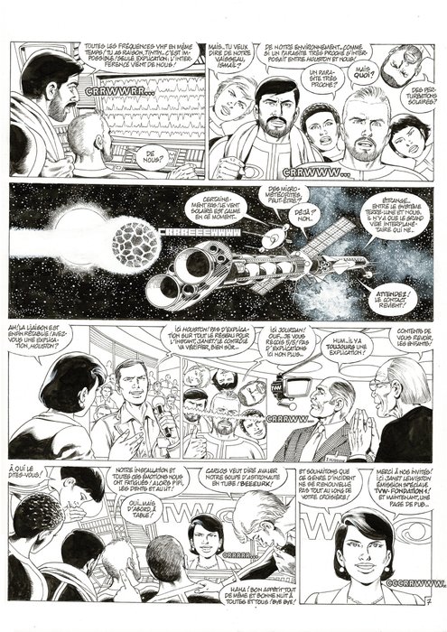 Mitton, Jean-Yves - 1 Original page - Demain ... Mars - Fecondation - 2013