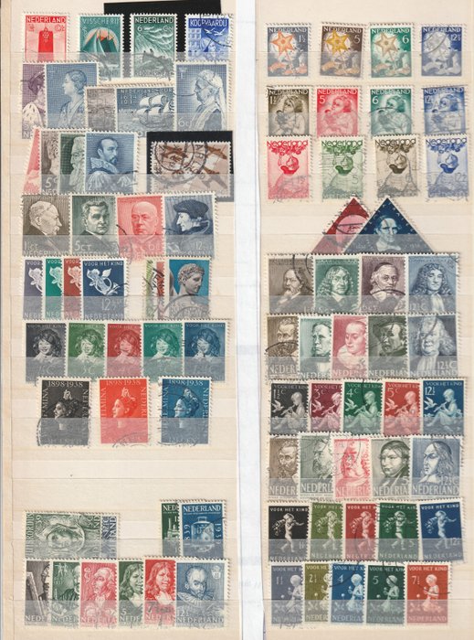 Holland 1906/1940 - samling af komplette serier - tussen NVPH 84/86 en 374/378