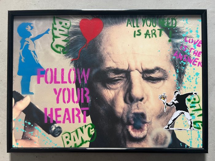 Koen Betjes (1992) - Jack Nicholson love StreetArt