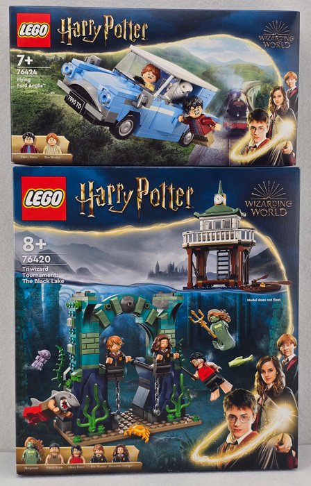 Lego - Harry Potter - 76420 - Triwizard Tournament: The Black Lake / 76424 - Flying Ford Anglia - 2020+