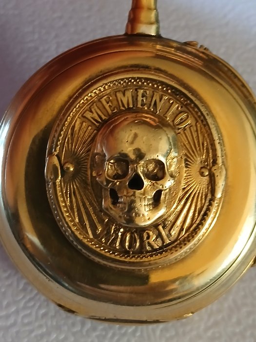 Bersot  Cie Memento Mori Franceline-Brevet S.G.D.G - pocket watch No Reserve Price - 1850-1900