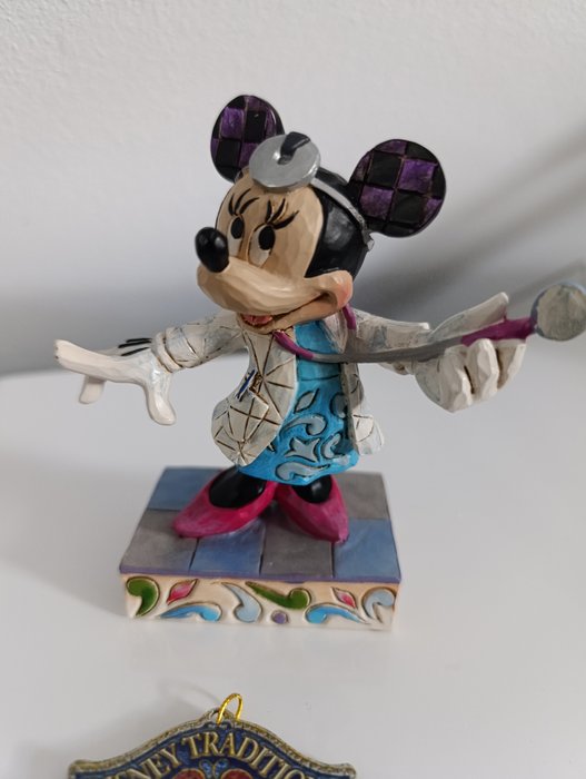 Enesco/Disney - Jim Shore - Figur - Minnie Mouse - 4031473 To Your Health in OVP Disney Traditions - Harpiks