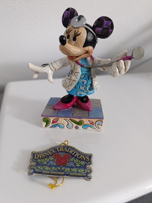 Enesco/Disney - Jim Shore - Figur - Minnie Mouse - 4031473 To Your Health in OVP Disney Traditions - Harpiks