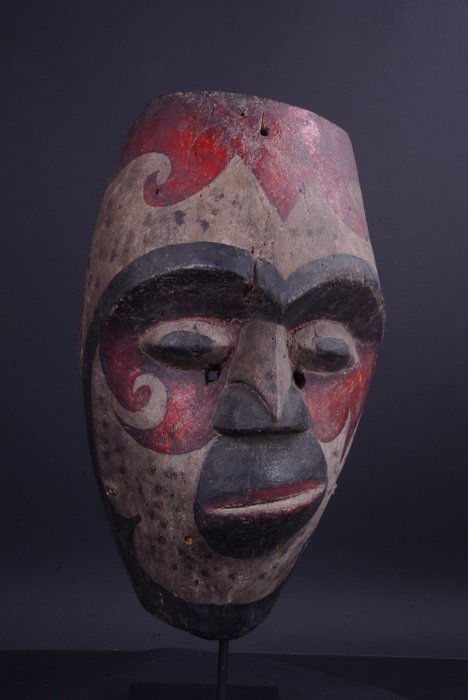 Topeng Jahat (Frightful Mask) - Kalimantan - Bahau Dayak - Indonesien