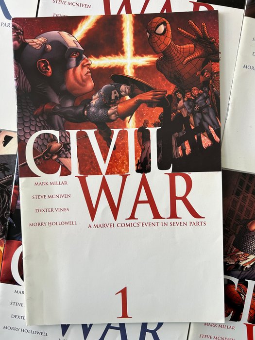 Civil War #1-#7 - Civil War - 7 Comic, Complete series - Første udgave - 2006