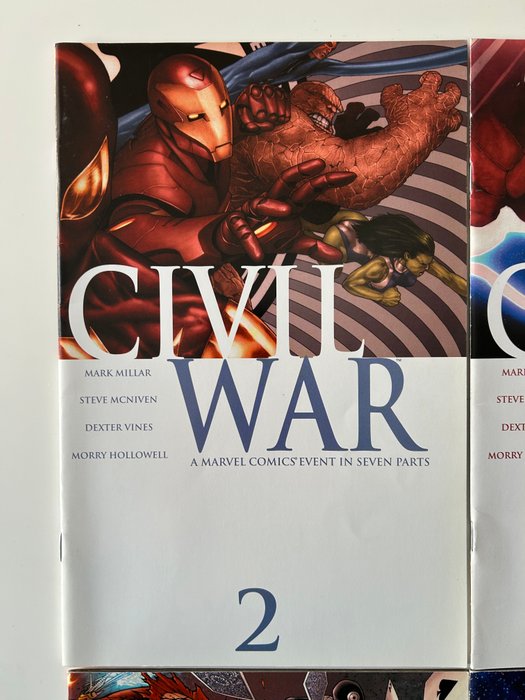 Civil War #1-#7 - Civil War - 7 Comic, Complete series - Første udgave - 2006