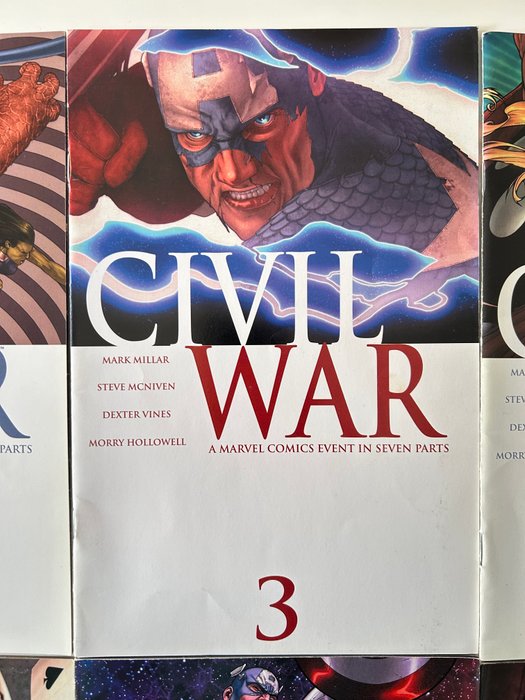 Civil War #1-#7 - Civil War - 7 Comic, Complete series - Første udgave - 2006