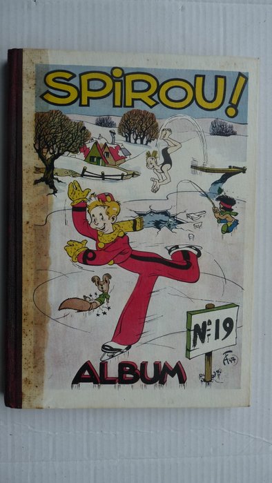 Spirou (magazine) - Recueil N°19 - 1 Album - Første udgave - 1946/1946