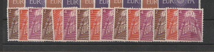 Europa CEPT 1960/1976 - Kultur - 25 betere complete sets, Portugal 1976 incl fosforzegel