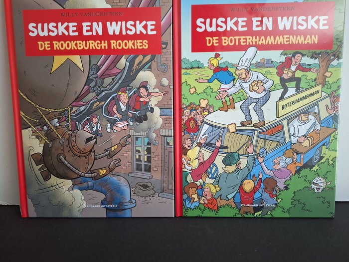 Suske en Wiske - De Rookburgh Rookies HC - De Boterhammenman HC - 2 Album - Begrænset udgave - 2023