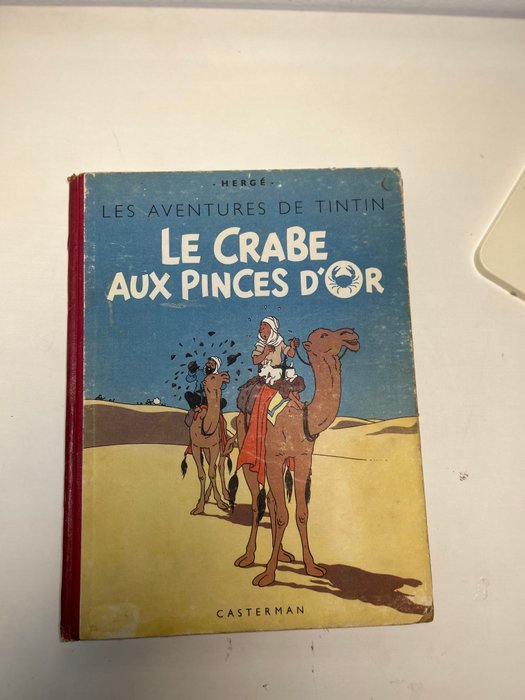 Tintin T9 - Le crabe aux pinces d'or (A22) - C - 1 Album - Første udgave - 1944