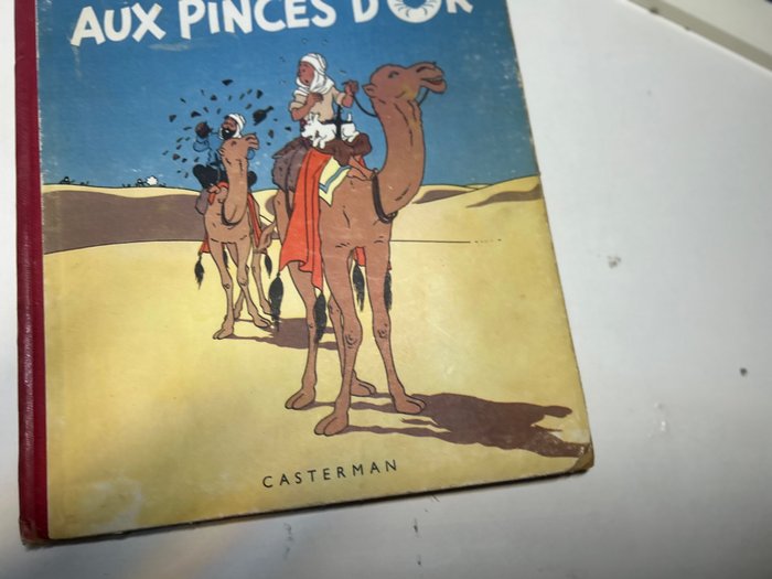 Tintin T9 - Le crabe aux pinces d'or (A22) - C - 1 Album - Første udgave - 1944