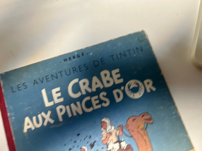 Tintin T9 - Le crabe aux pinces d'or (A22) - C - 1 Album - Første udgave - 1944